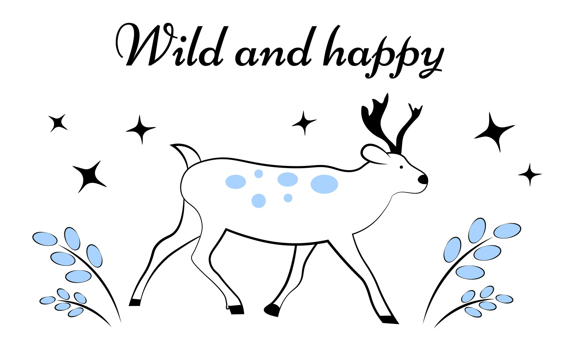Deer on a white background 36145781 Vector Art at Vecteezy