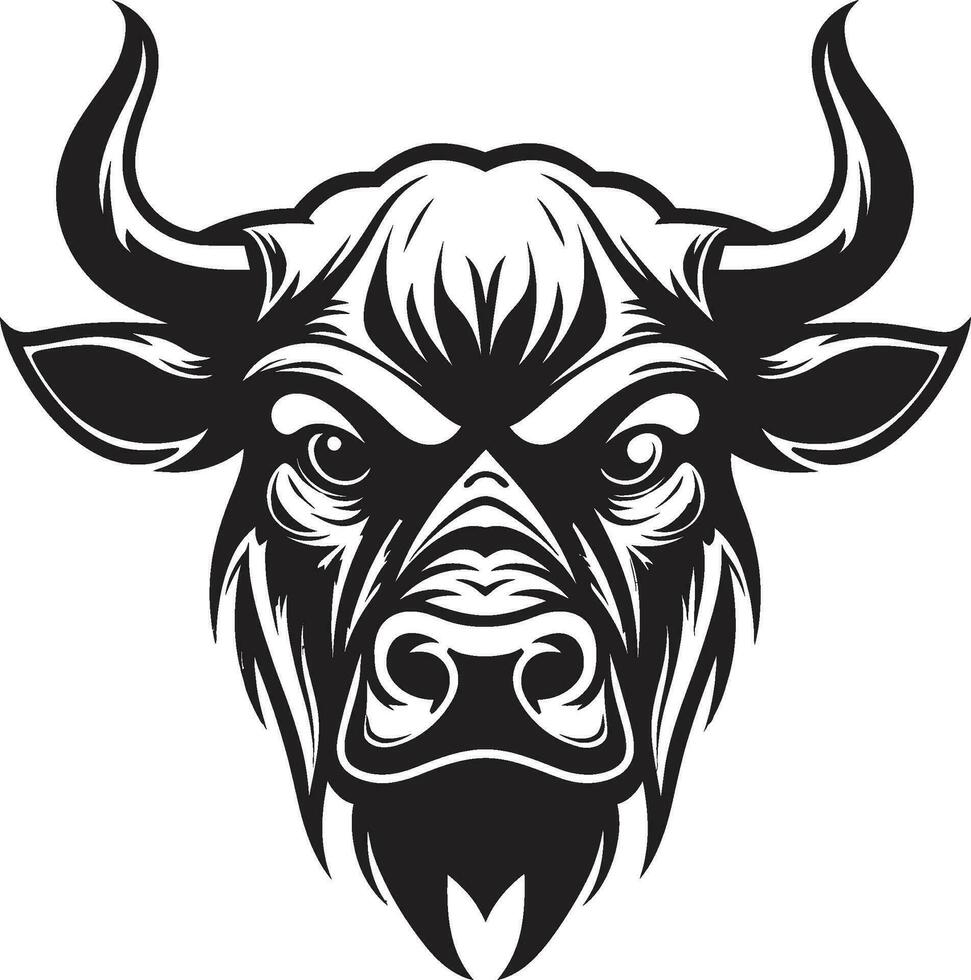 TaurusGraffix Elegant Bull Icon ChargeAura Dynamic Vector Bull Symbol