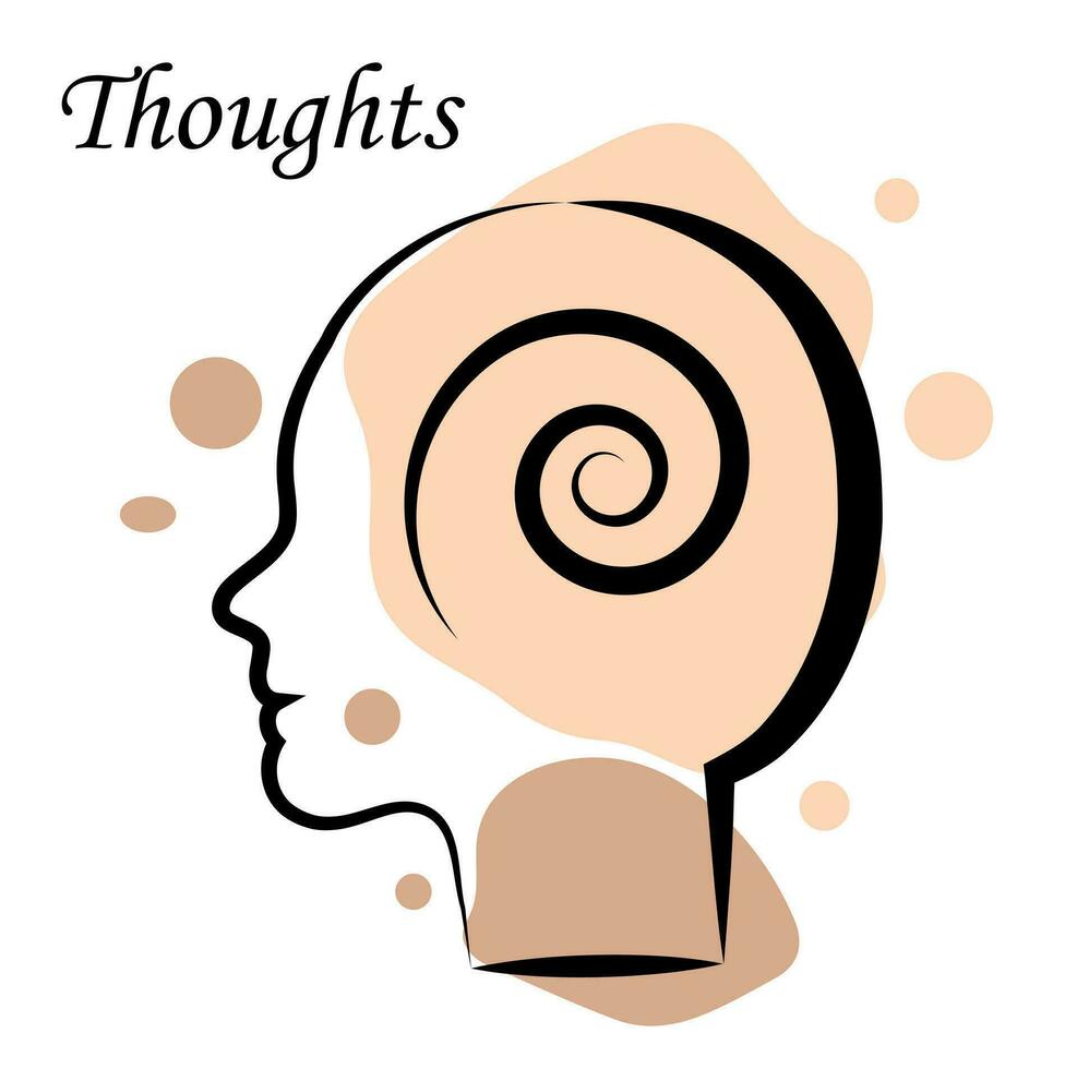 Thoughts in my head 36146106 Vector Art at Vecteezy