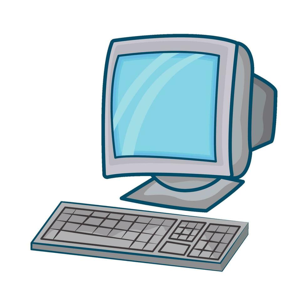 ilustración de computadora vector