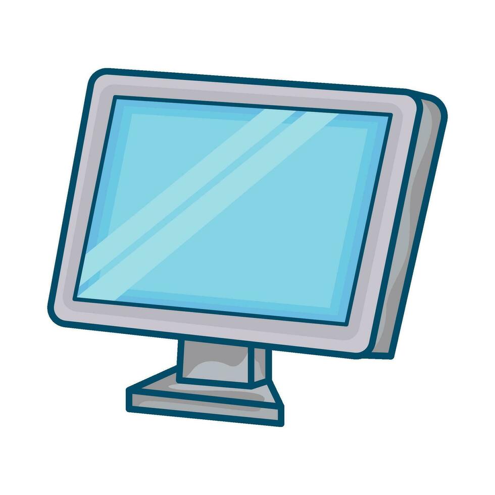 illustration of monitor vector