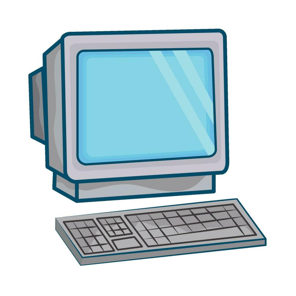 illustration of monitor vector