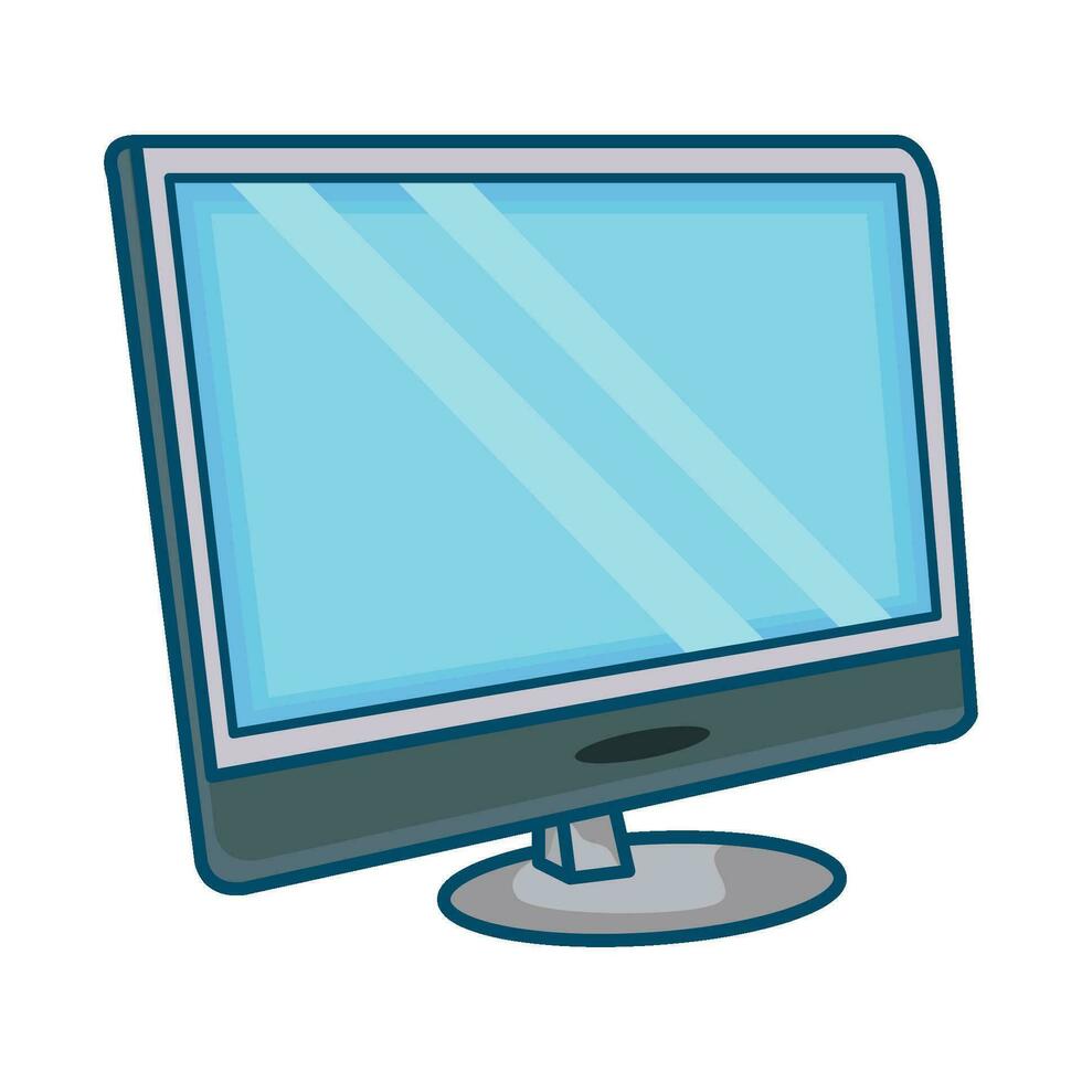 ilustración de monitor vector