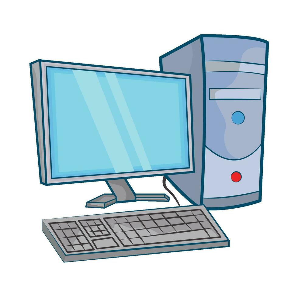 illustration of monitor vector