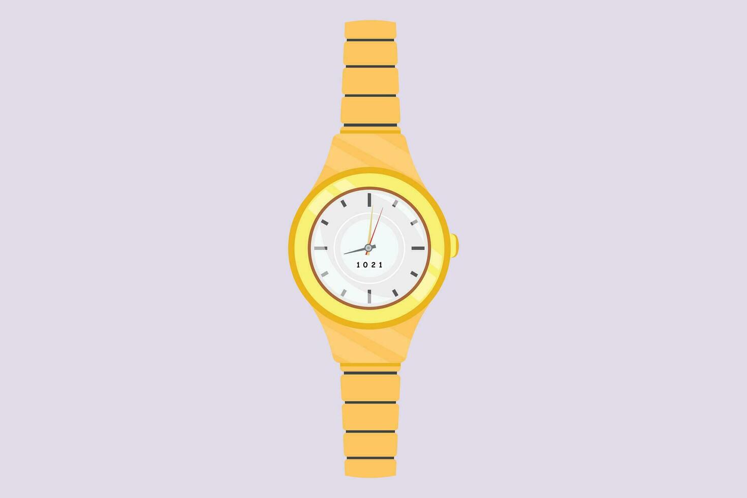 De las mujeres reloj concepto. de colores plano vector ilustración aislado.