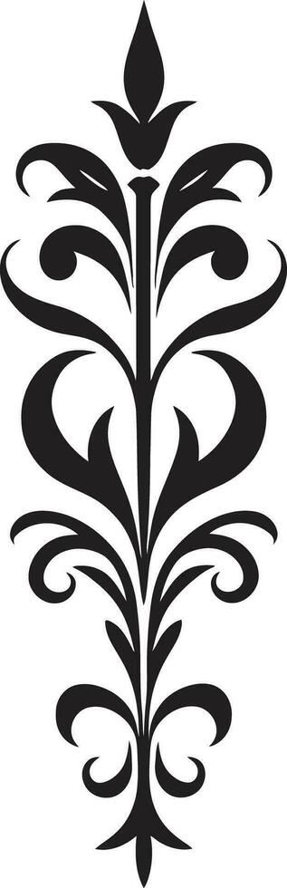 Decorative Flourish Ornamental Iconic Emblem Opulent Embellishments Vector Logo Design