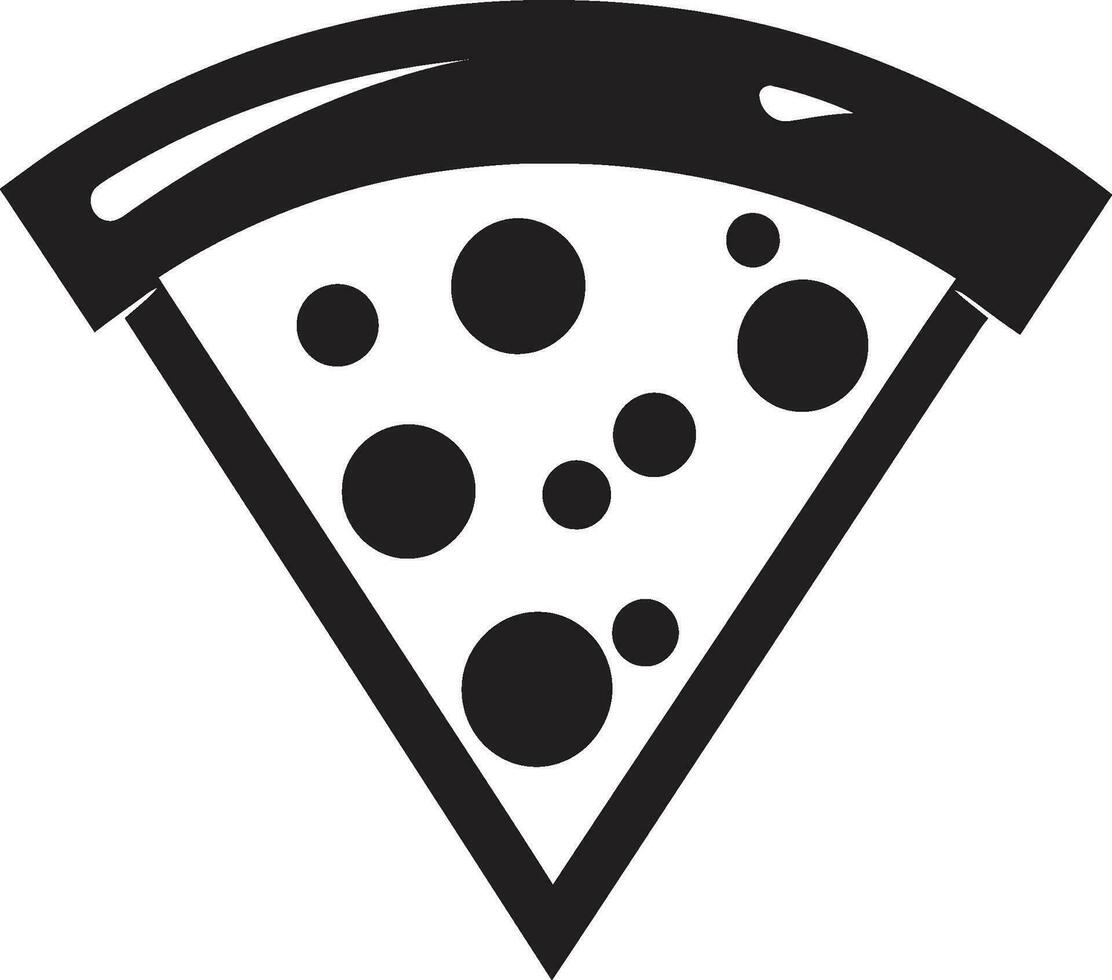 tubería caliente Pizza rebanada vector logo diseño firma rebanada saborear icónico emblema icono