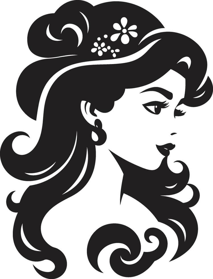 Tiaras Majesty Unveiled Iconic Emblem Icon Courtly Elegance Unfurled Logo Vector Design