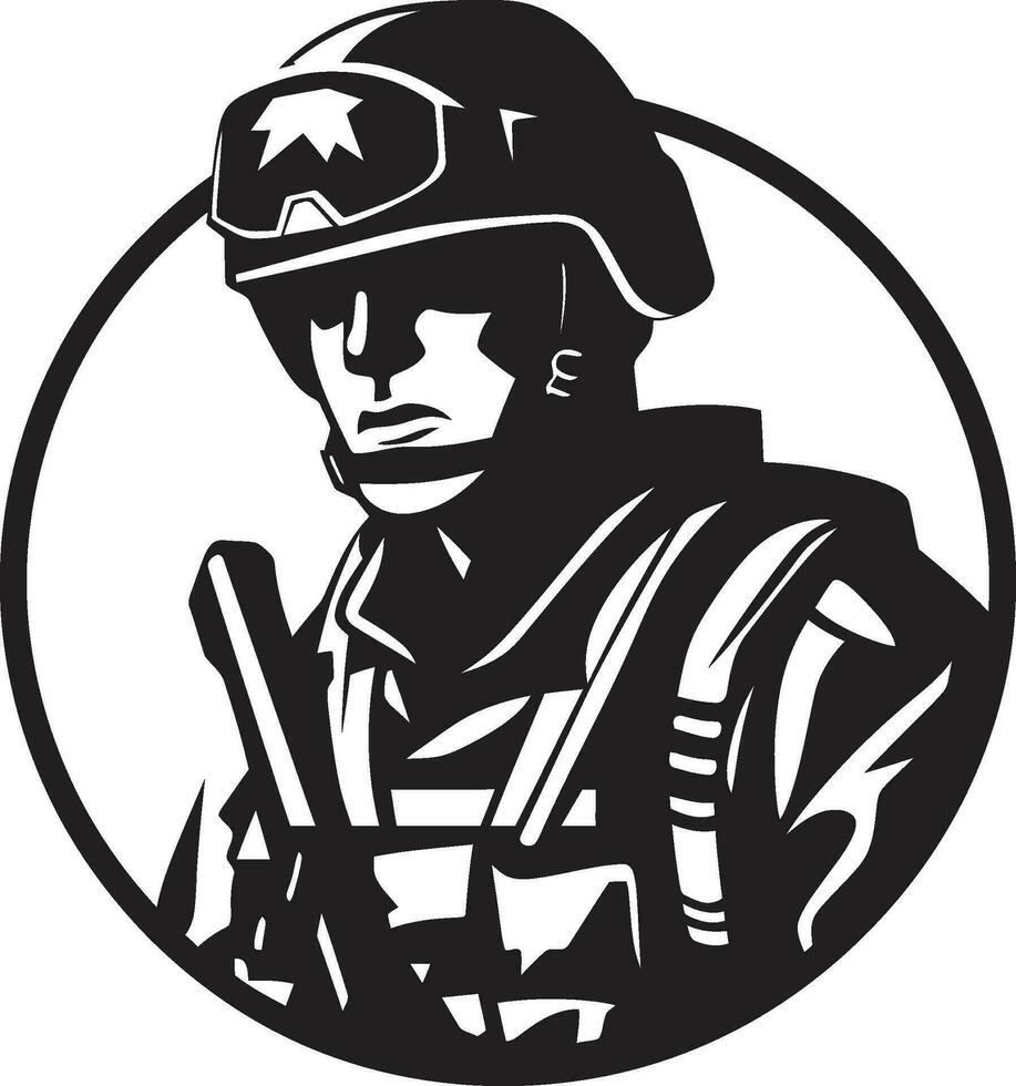 Defenders Vigor Illuminated Logo Vector Design Sentinels Vigor Unveiled Iconic Emblem Icon