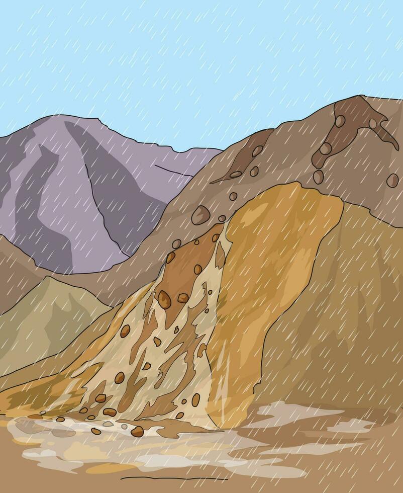 Mountains vector illustration