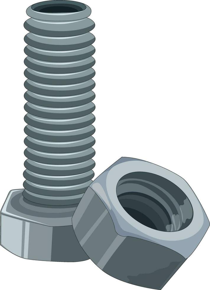 Nut and Bolts vector