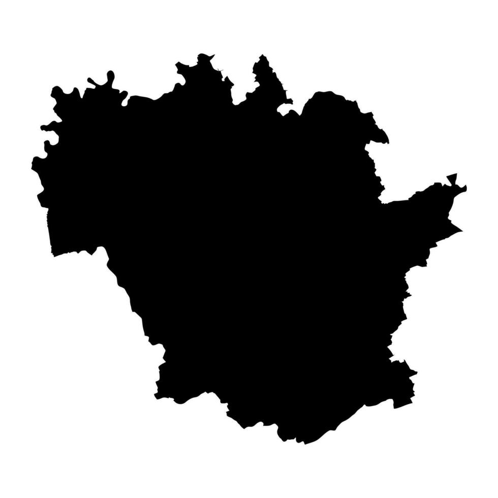 Redange canton map, administrative division of Luxembourg. Vector illustration.