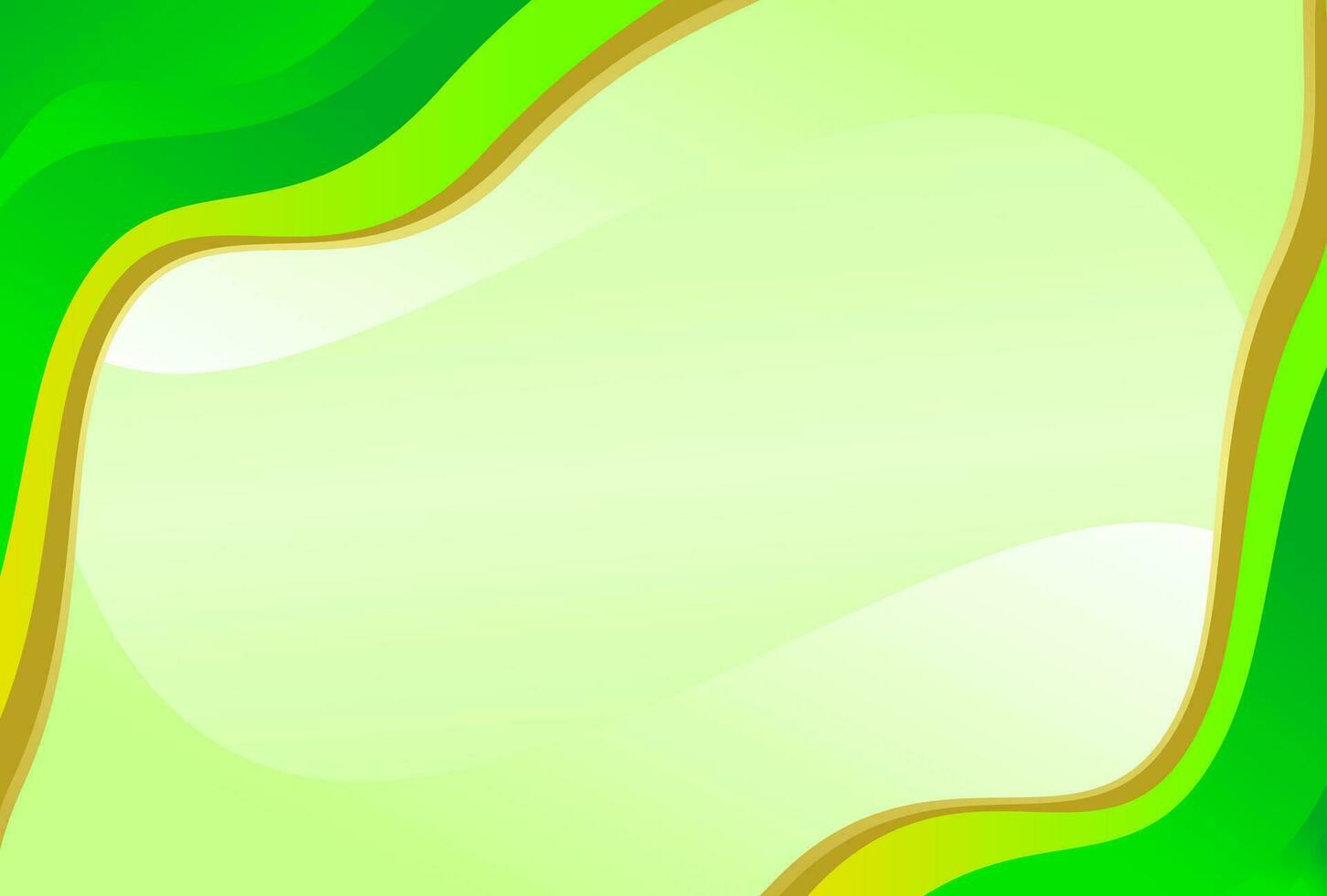 abstract green background with waves vector