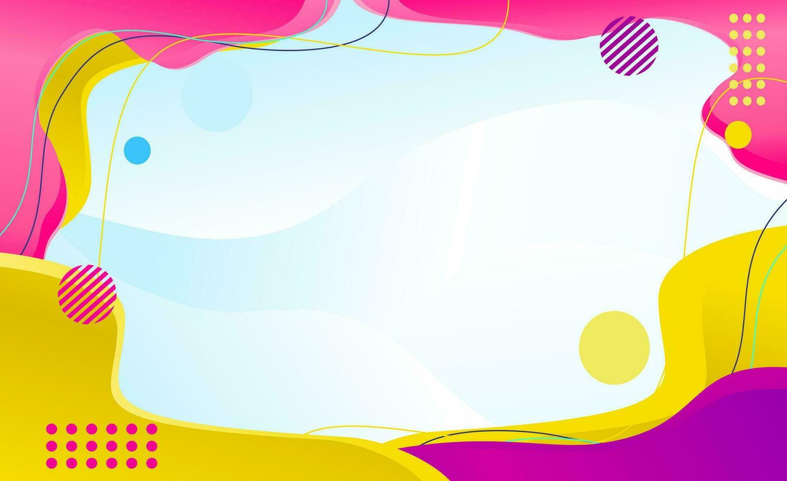 Colorful wave background with pink color vector