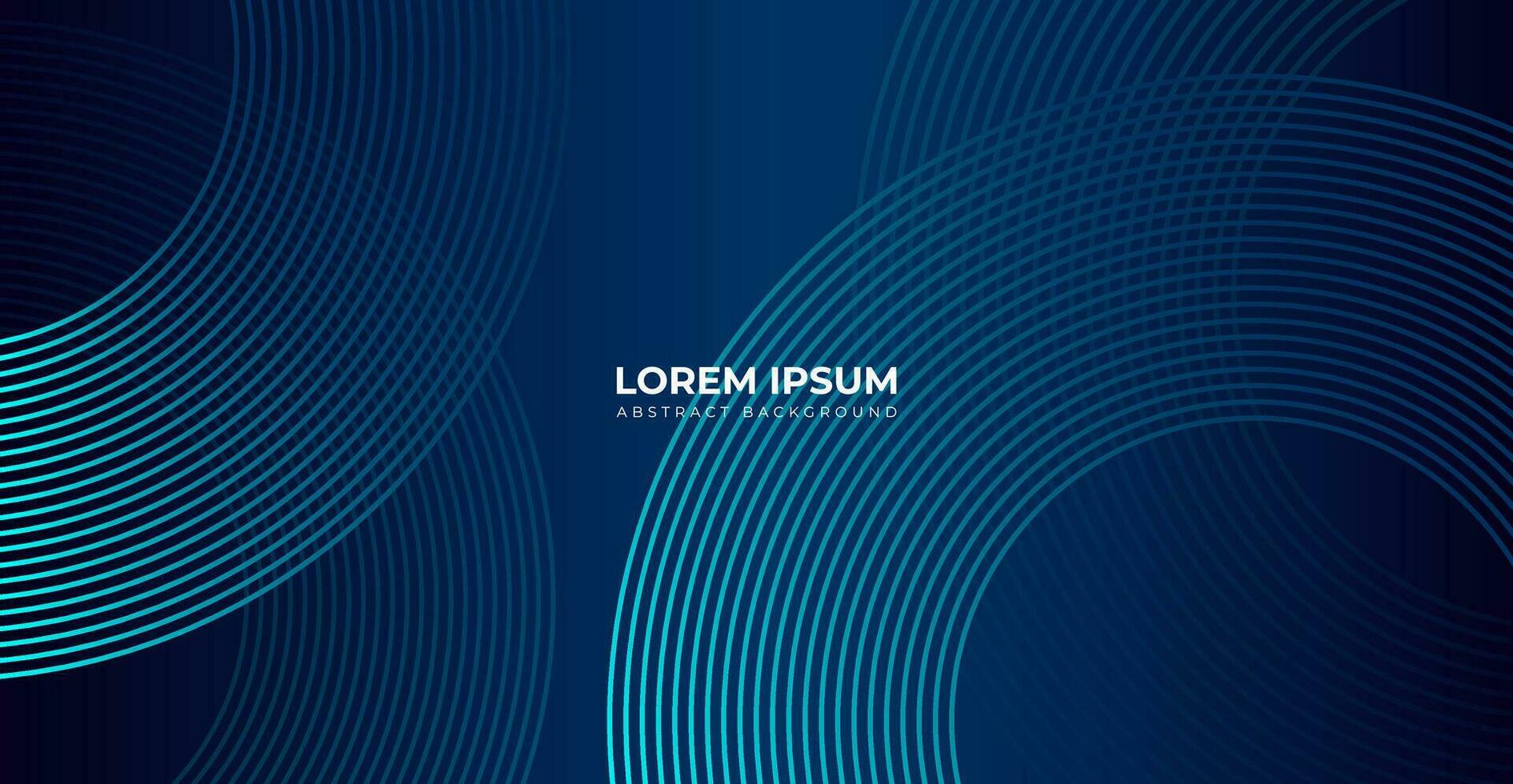Futuristic technology concept Modern shiny blue diagonal rounded lines pattern glowing geometric lines abstract background. use to poster, banner, brochure, corporate, website and web banner. vector