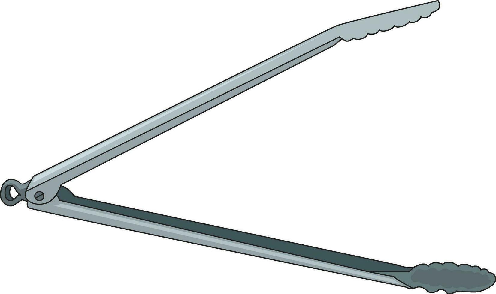 A pair of tongs vector