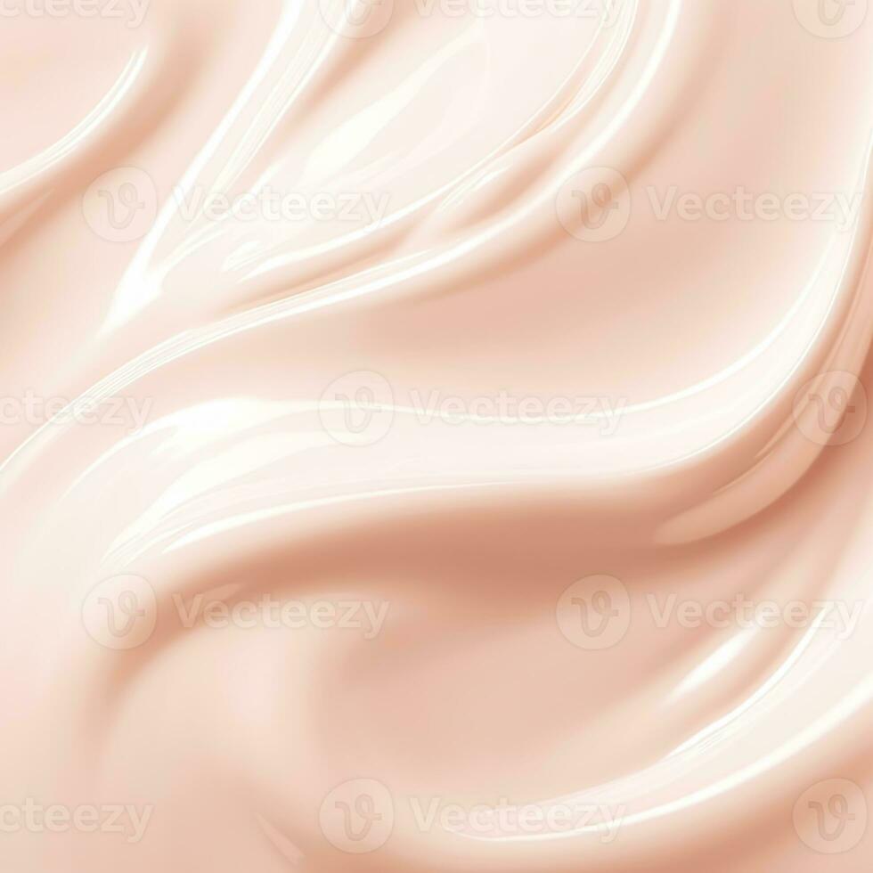 AI generated Skincare, cosmetics and beauty product, blush pink glossy cream lotion texture as abstract background, generative ai photo