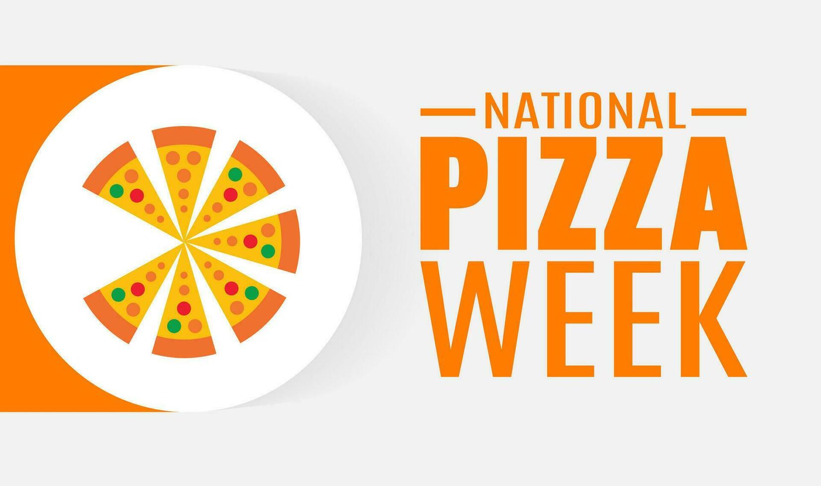 January is Pizza Week background template. Holiday concept. background