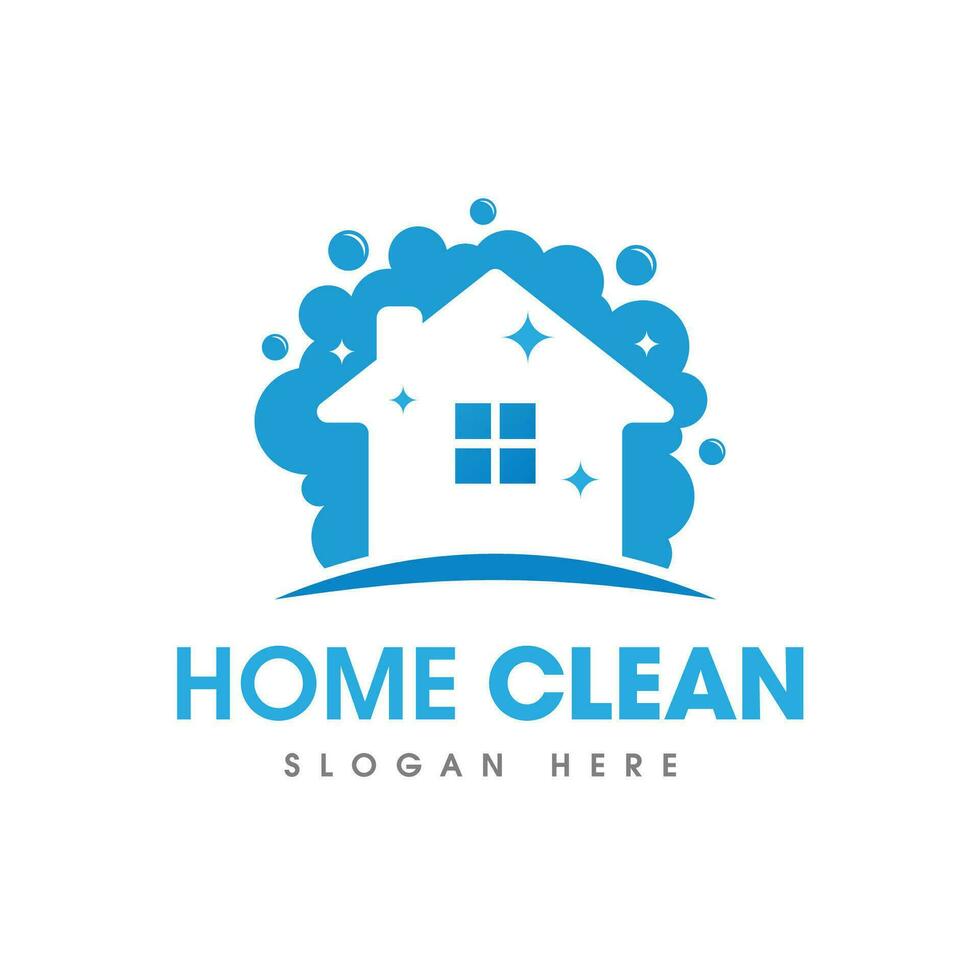 House Cleaning Service Business Logo Symbol Icon Design Template vector