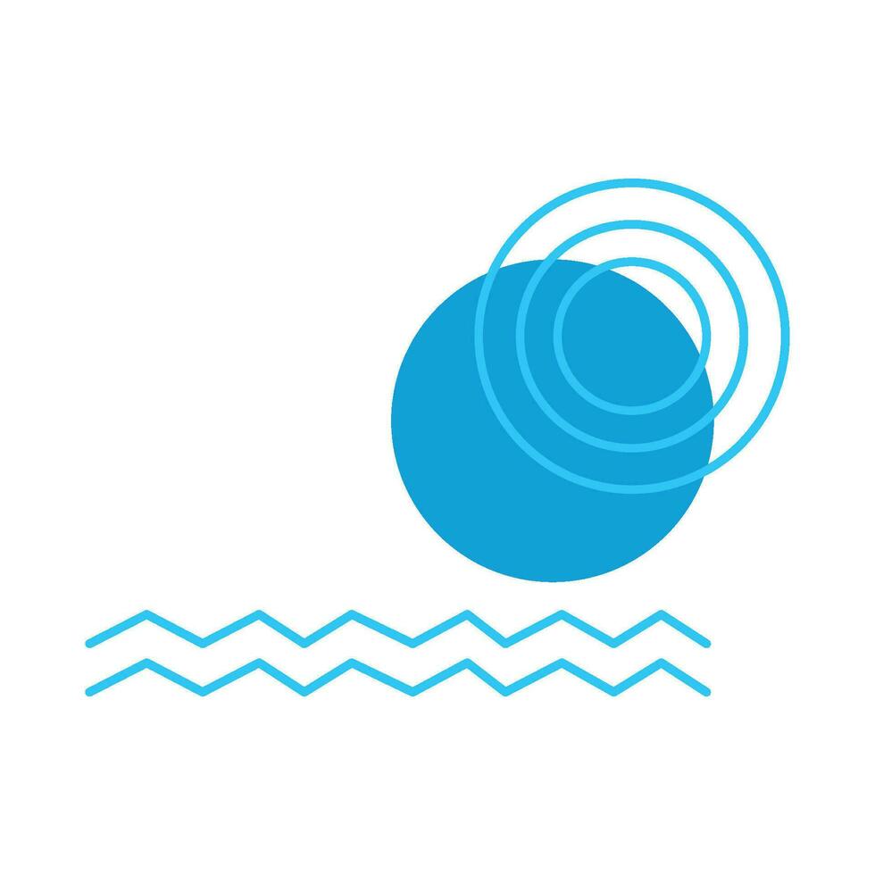 geometric  round illustration vector