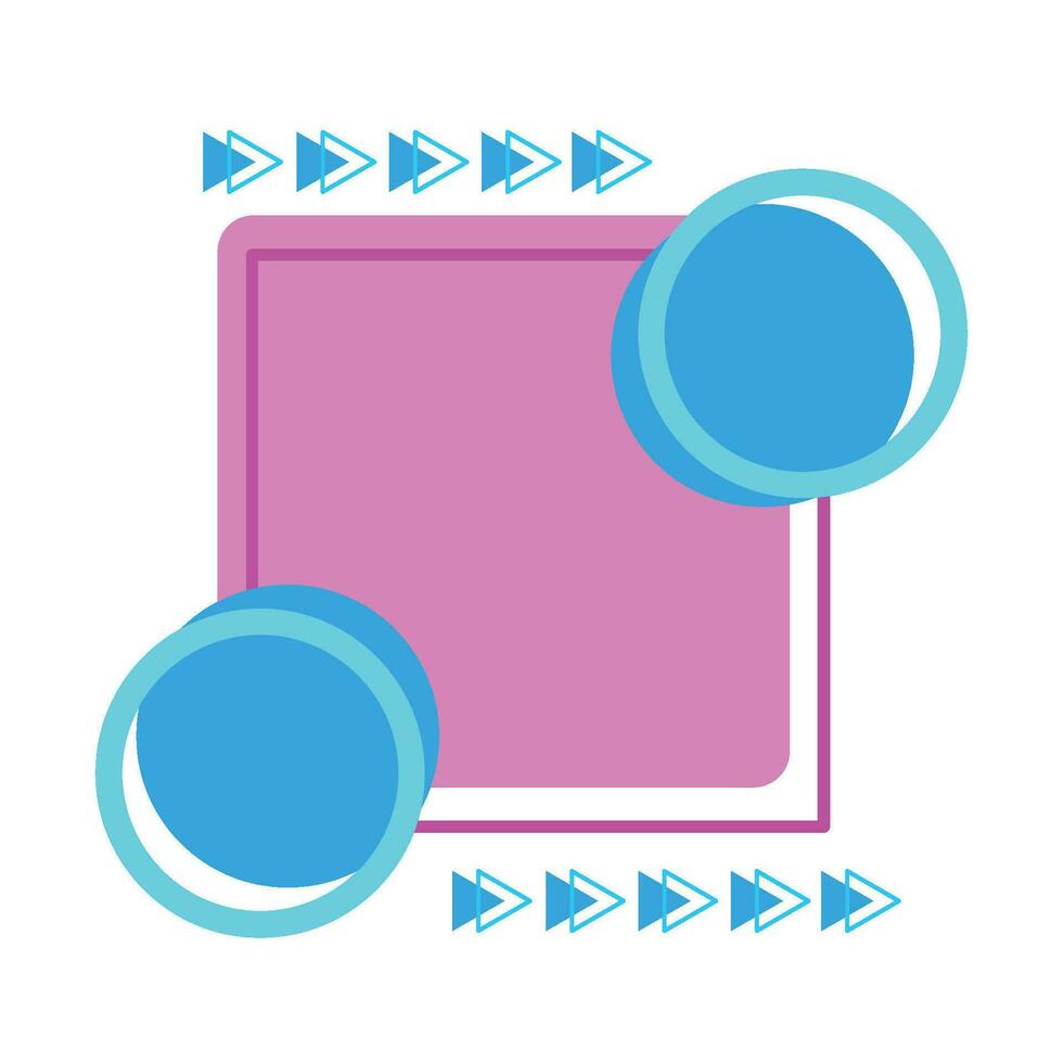 geometric rectangle  illustration vector