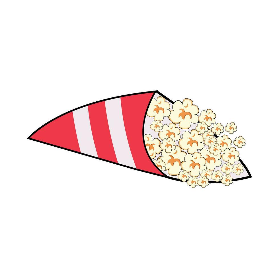 popcorn cinema illustration vector