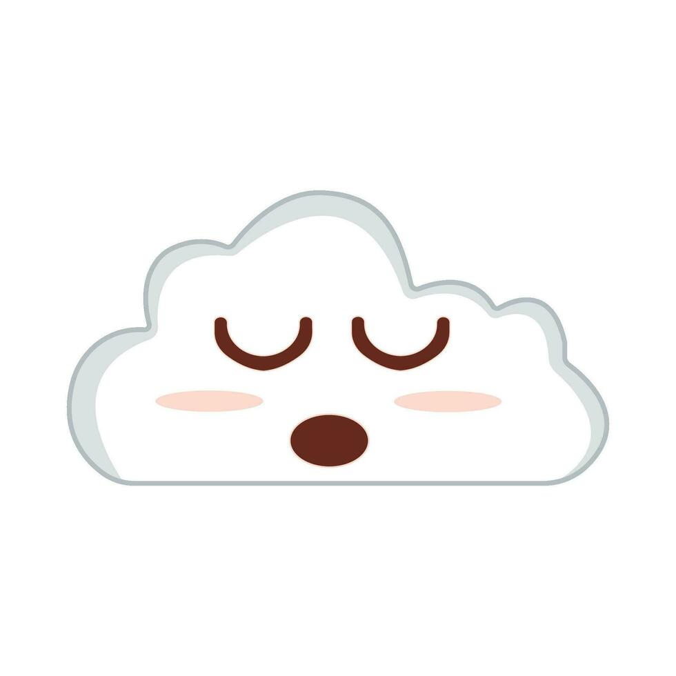 cloud character illustration vector