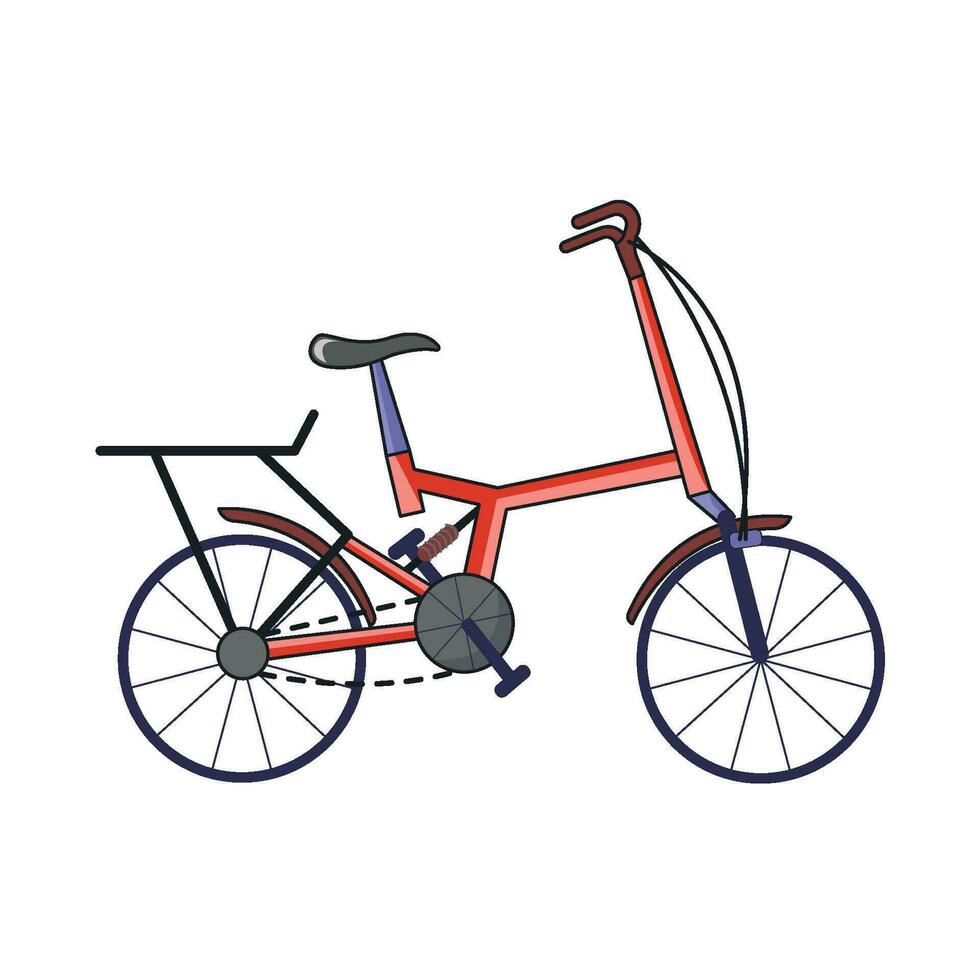 ilustración de deporte de bicicleta vector