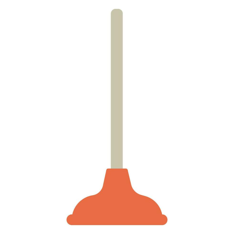 Plunger tool illustration vector