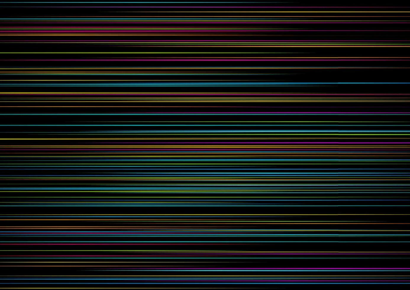 Colorful neon laser thin lines abstract background vector