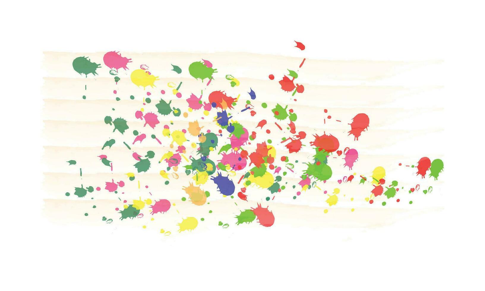 Rainbow paint splash background. Colorful explosion of holi paint. Colorful watercolor splashes. Bright watercolor vector spots. Watercolor Brush Strokes Abstract.