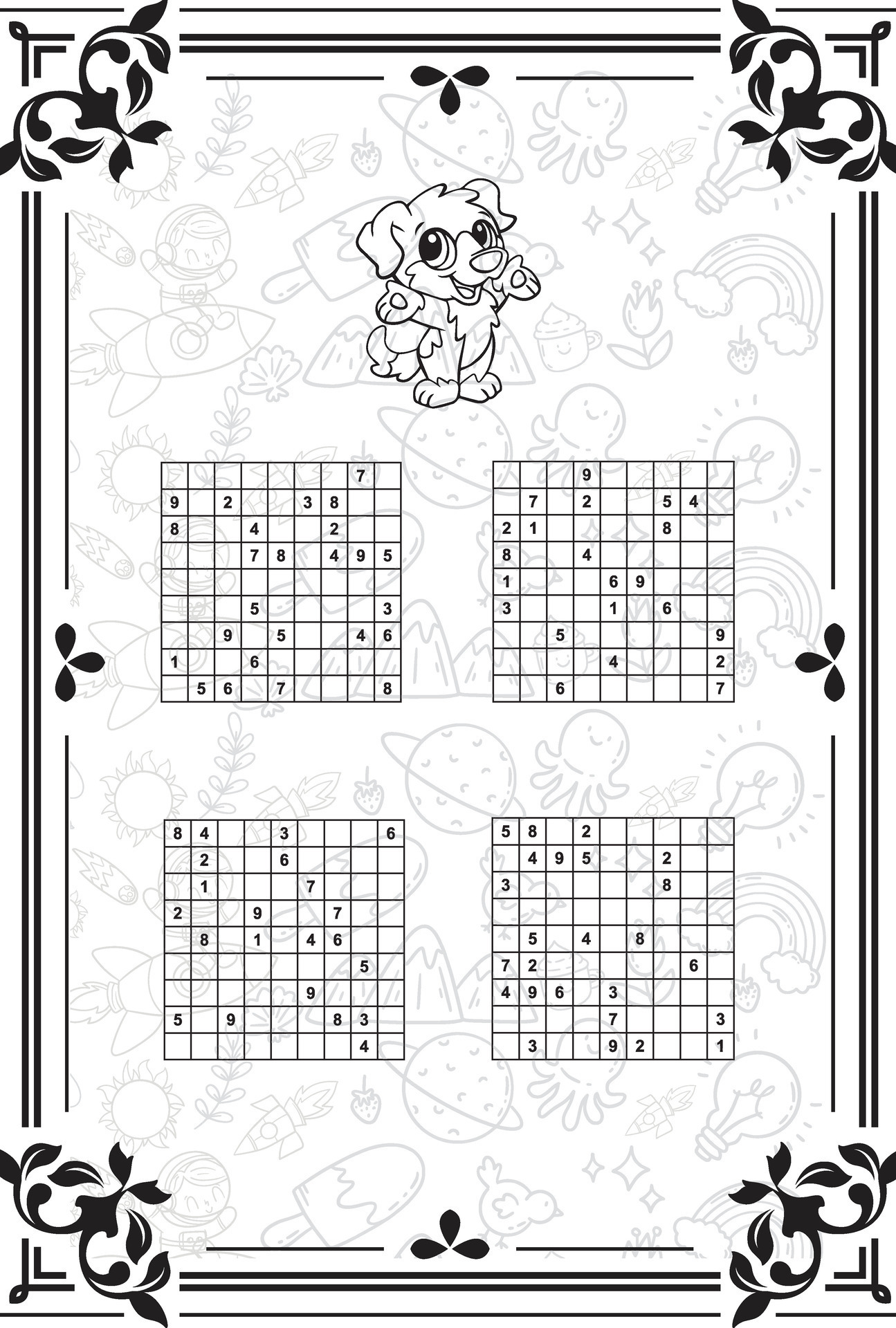 Vector Set Of Sudoku Game Puzzles With Numbers 36151934 Vector Art At 