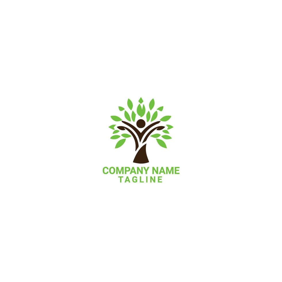 Tree Logo Design Illustration vector