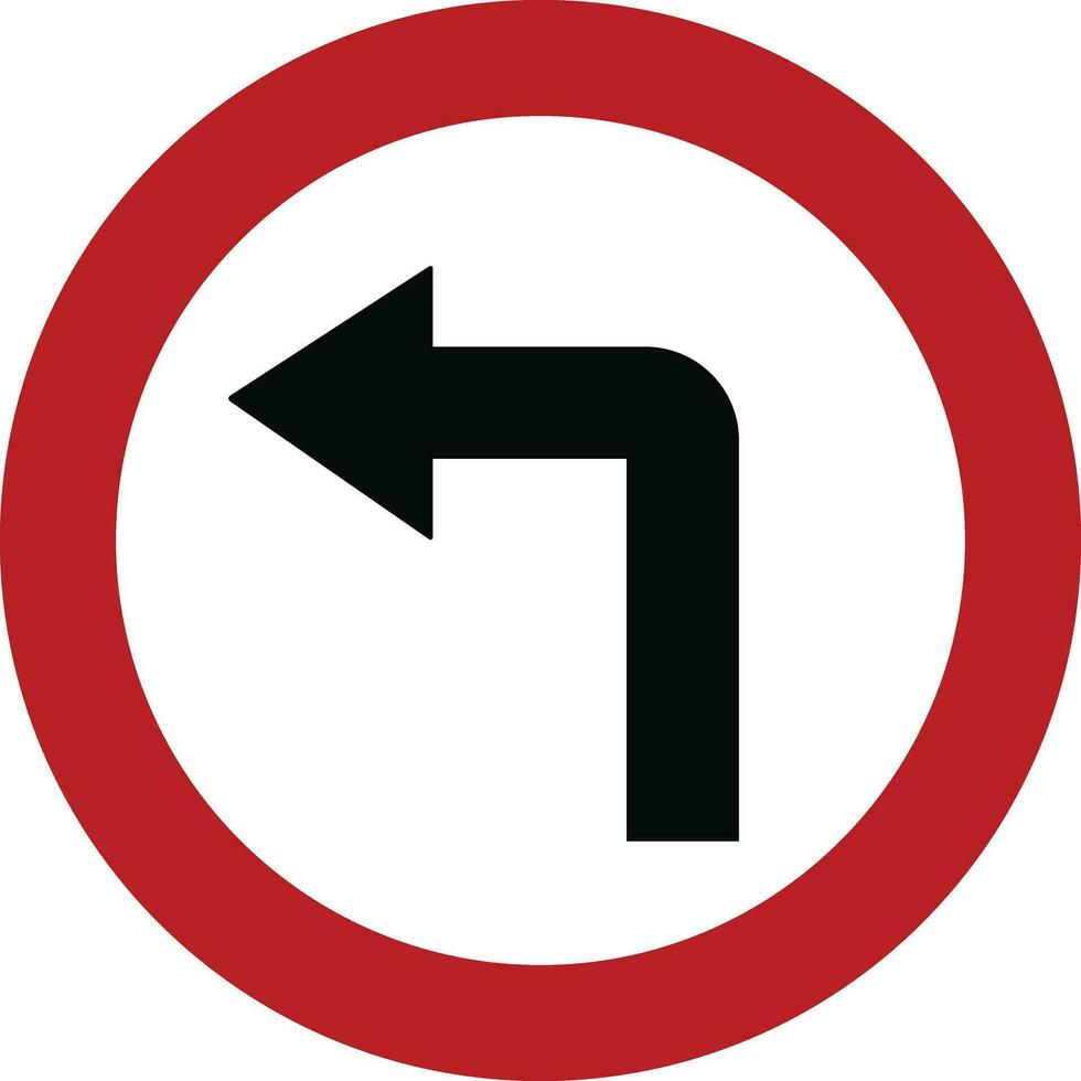 road sign icon in Flat outline style different directions isolated on Bended arrow, turning, zig zag, crossroads navigation arrows. Driving direction mark, vector for apps, web