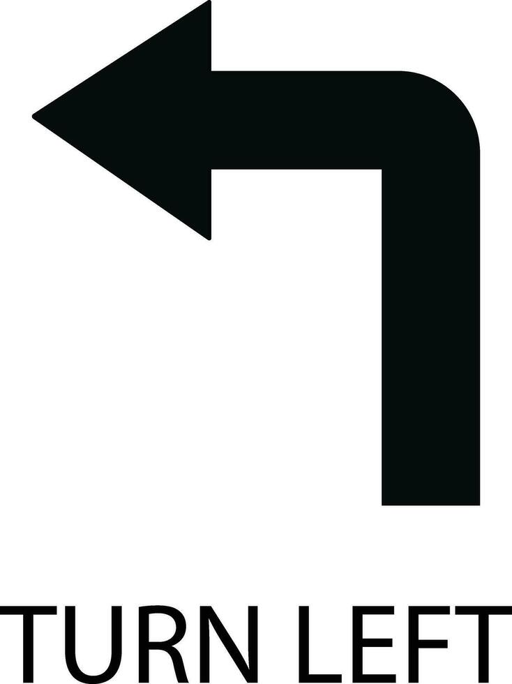 road sign icon in Flat outline style different directions isolated on Bended arrow, turning, zig zag, crossroads navigation arrows. Driving direction mark, vector for apps, web