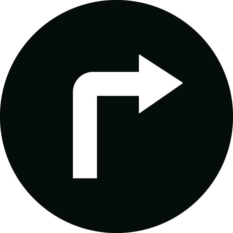 la carretera firmar icono en plano contorno estilo diferente direcciones aislado en doblado flecha, torneado, zig Zag, cruce navegación flechas conducción dirección marca, vector para aplicaciones, web
