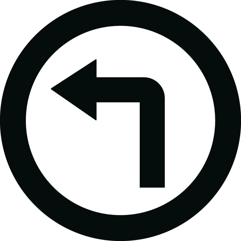 la carretera firmar icono en plano contorno estilo diferente direcciones aislado en doblado flecha, torneado, zig Zag, cruce navegación flechas conducción dirección marca, vector para aplicaciones, web