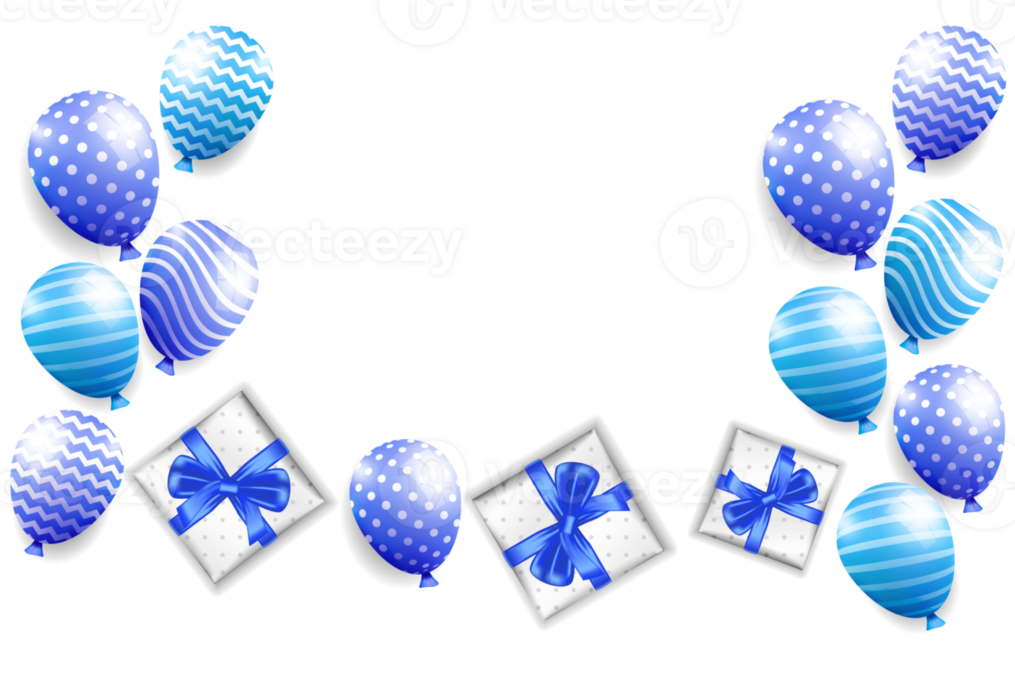 Balloons background flat lay style for party events, holidays, birthdays, etc png