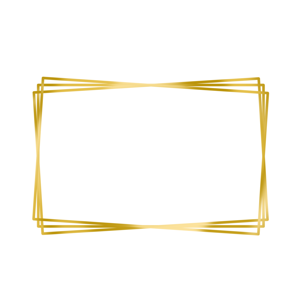 Square Gold Frame png