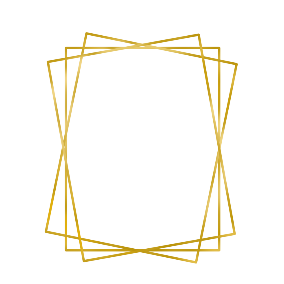 Square Gold Frame png