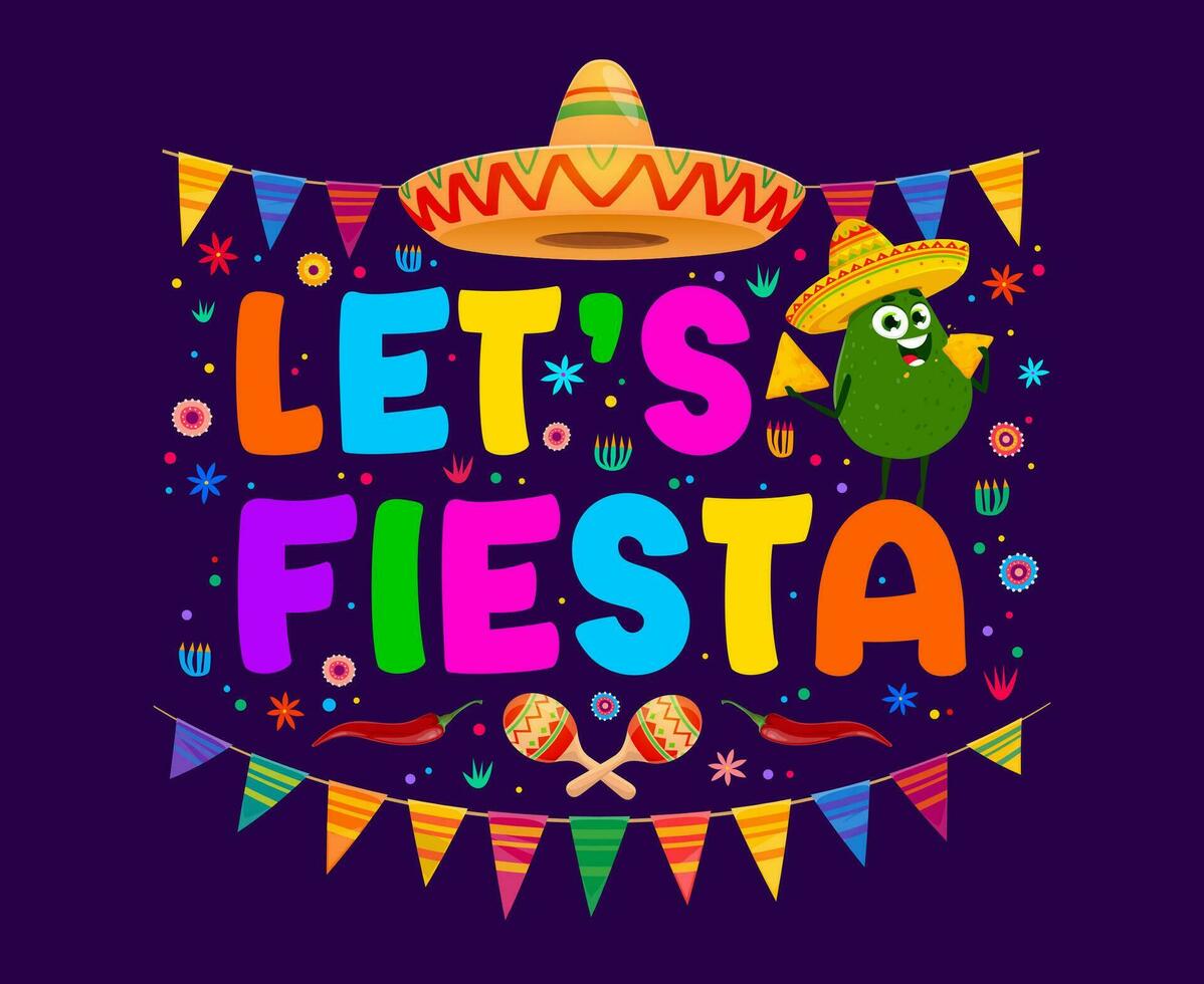 mexicano citar dejar nosotros fiesta, vector camiseta impresión