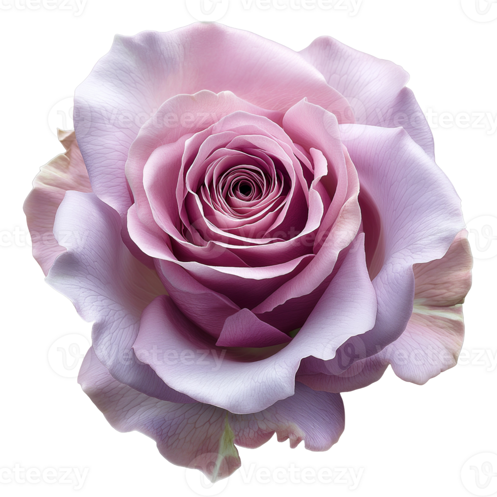 AI generated Lavender Rose on isolated background png