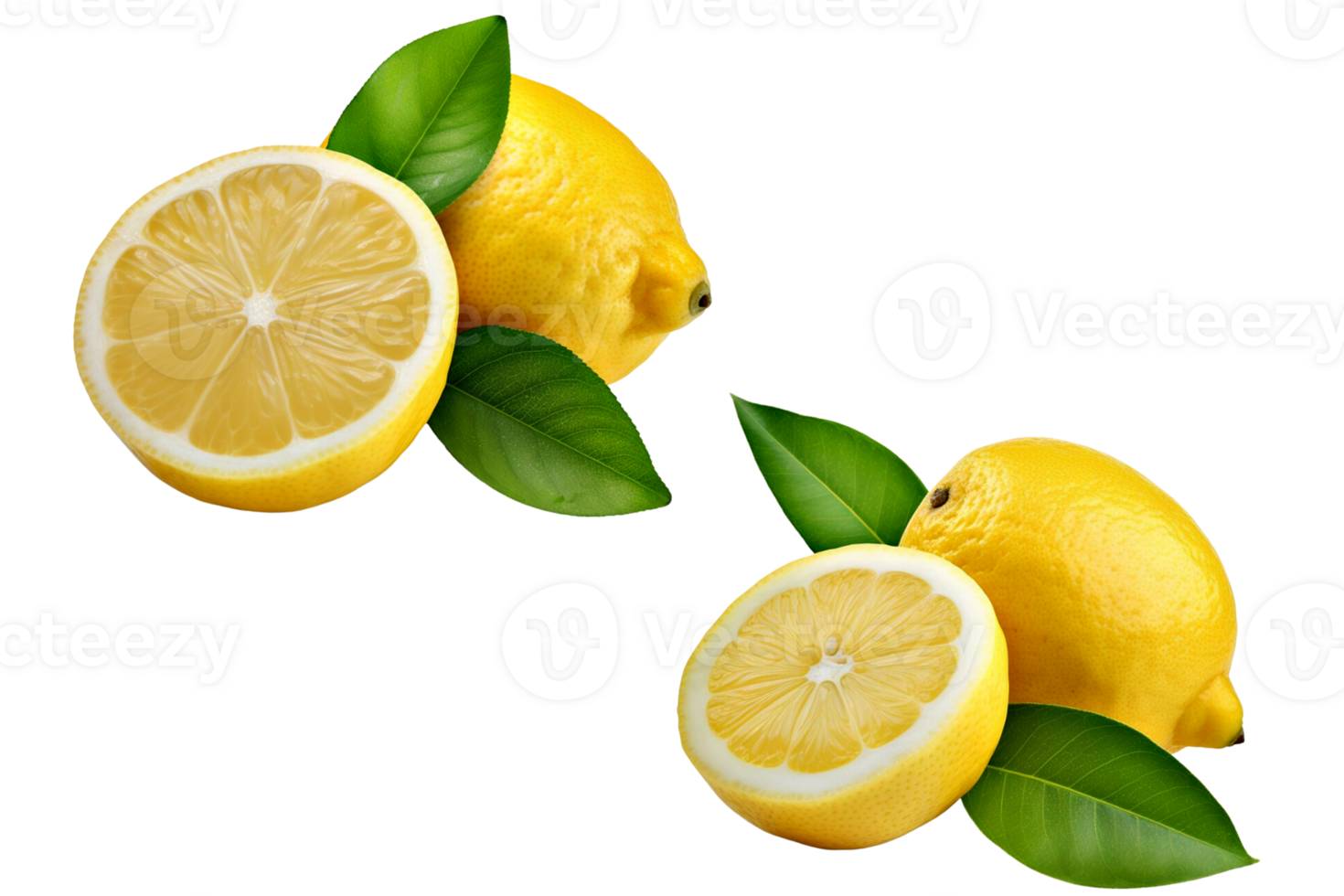 fruit lemon  isolated  With clipping path. png