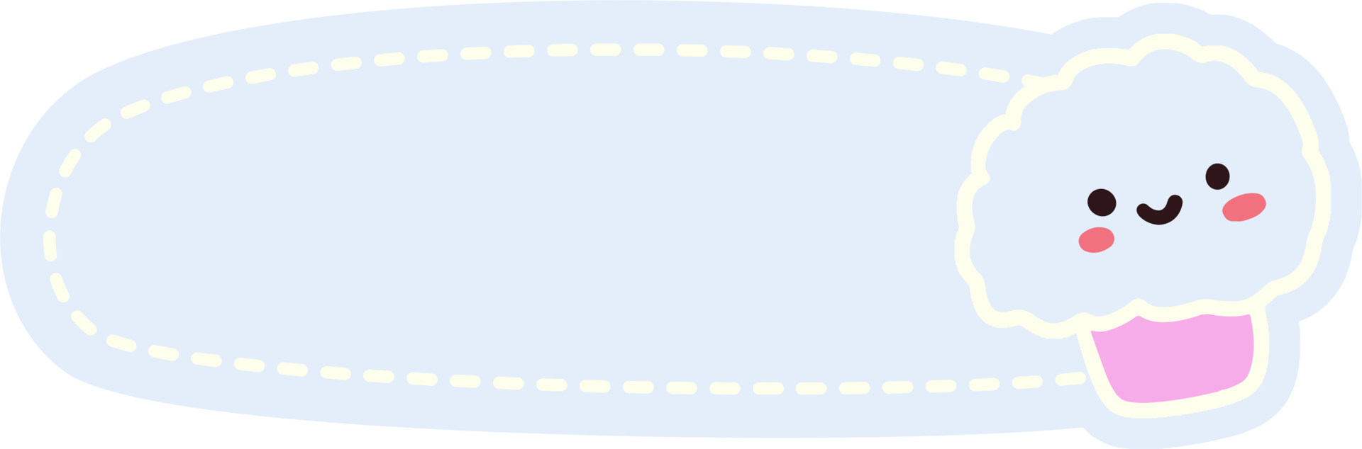 Hand drawn cute notebook label collection png