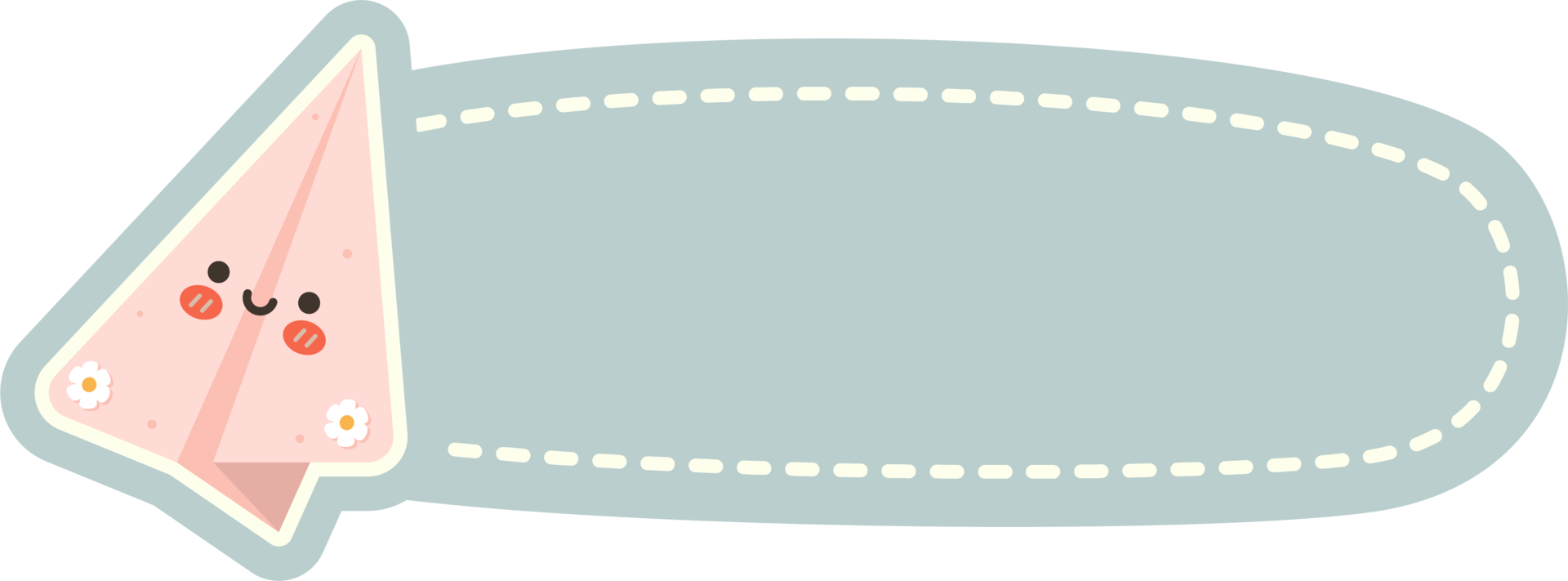 Hand drawn cute notebook label collection png