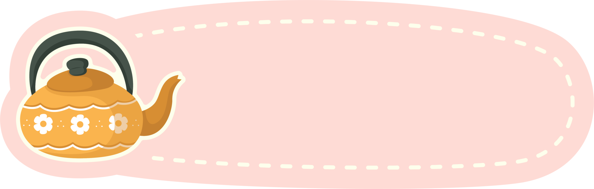 Hand drawn cute notebook label collection png