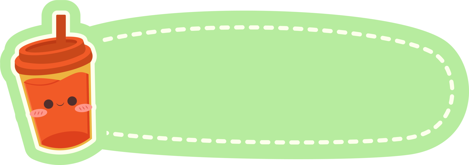 Hand drawn cute notebook label collection png