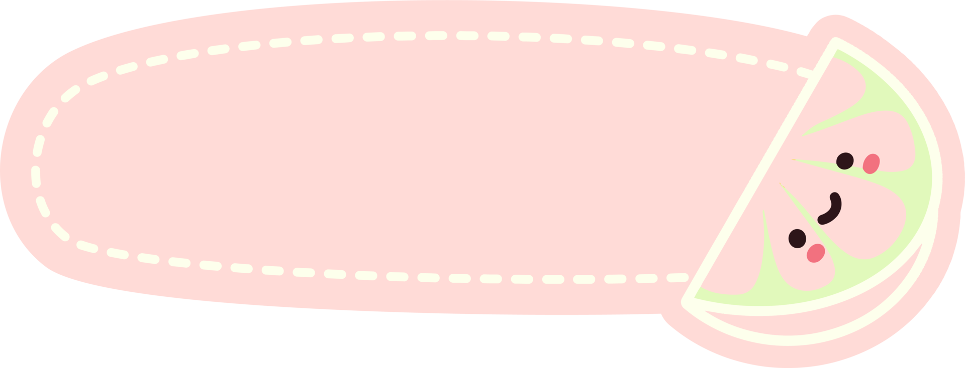 Hand drawn cute notebook label collection png