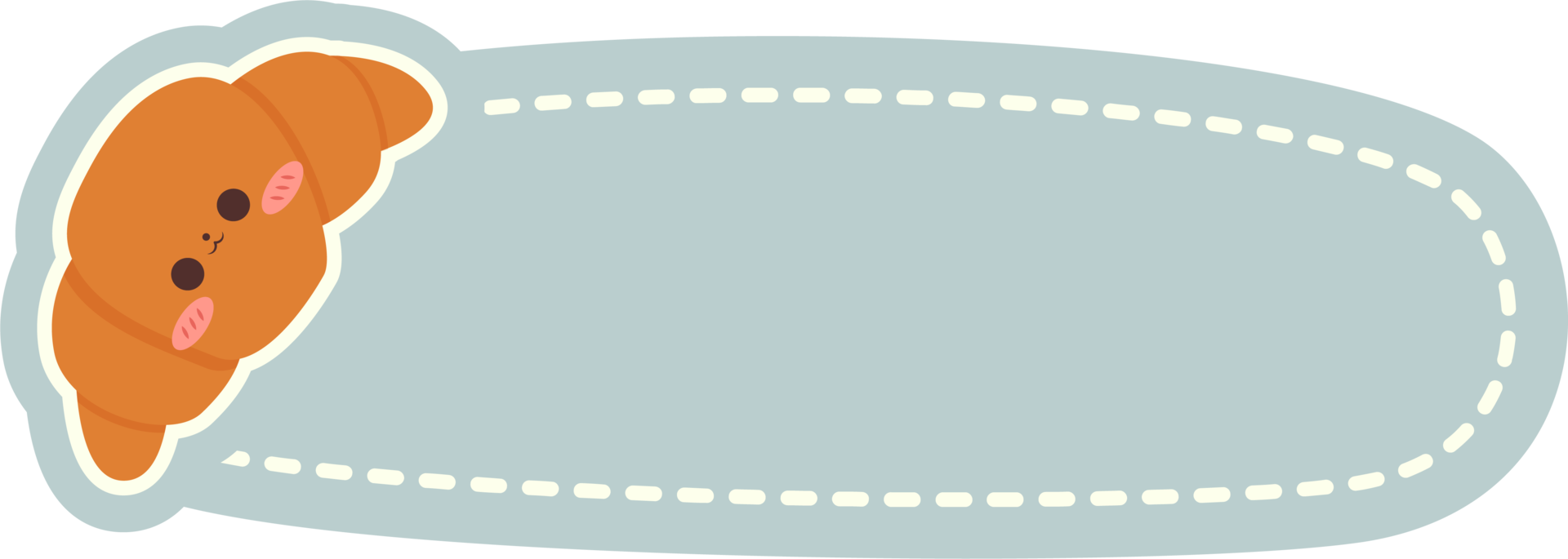 Hand drawn cute notebook label collection png