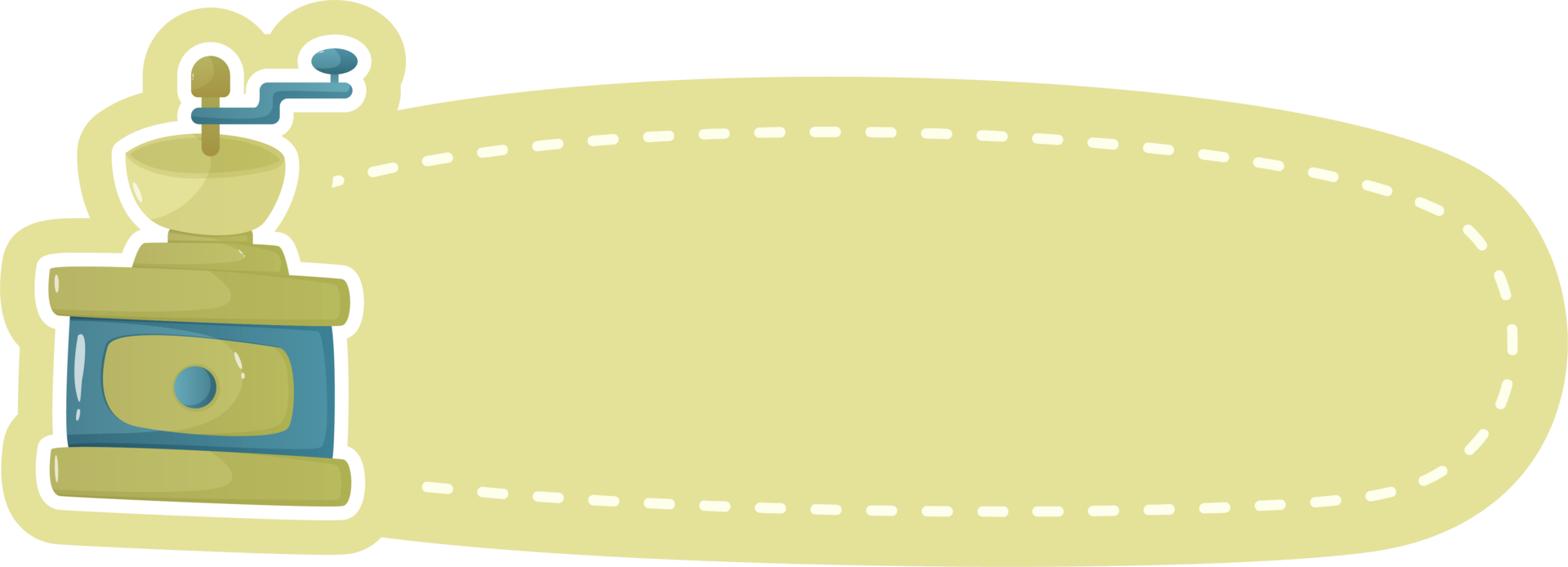 Hand drawn cute notebook label collection png